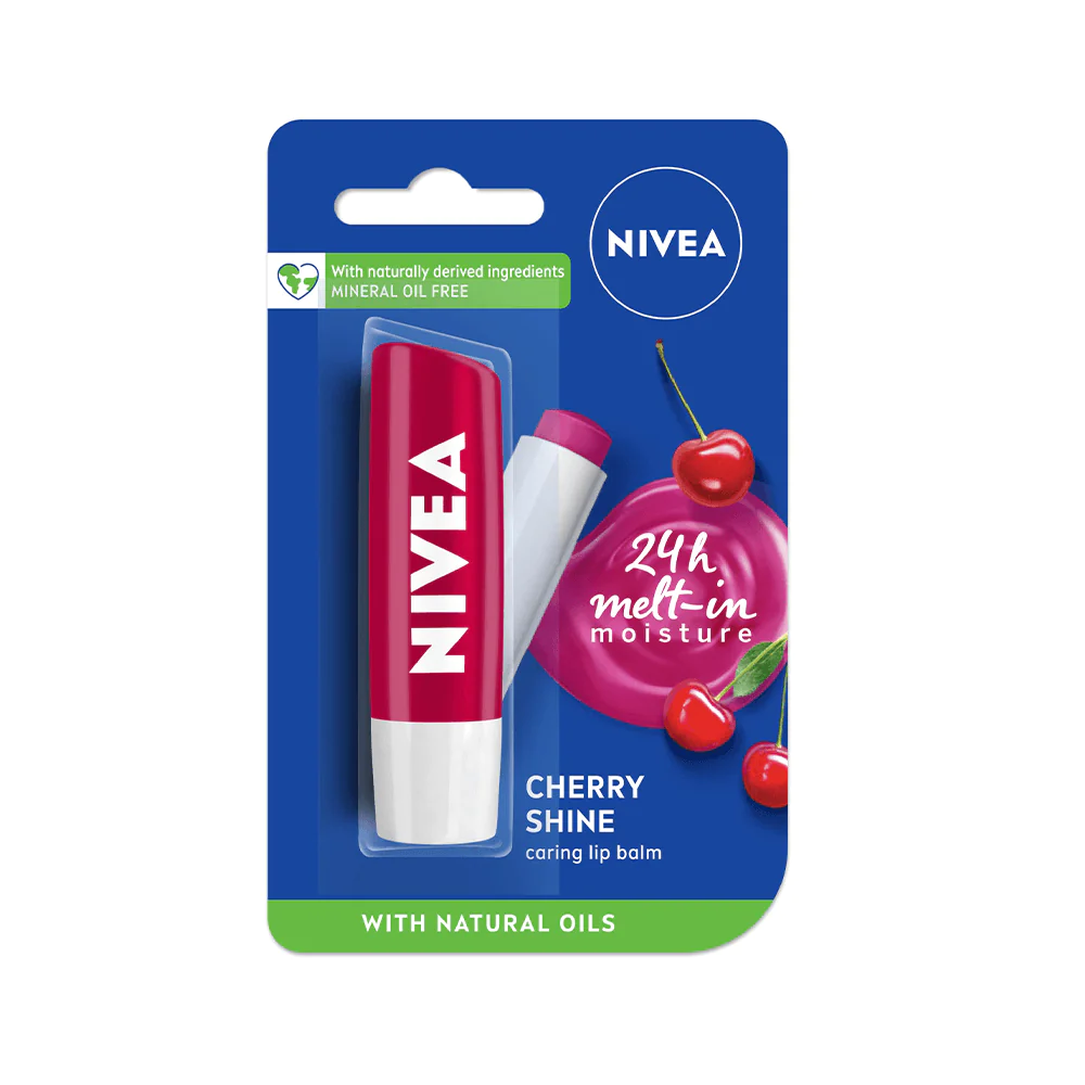 نيفيا مرطب ومورد شفاه بنكهة الكرز - 4,8 جم